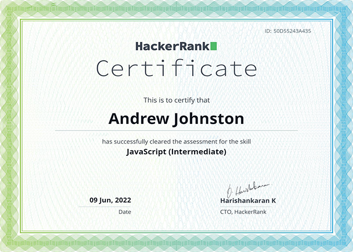 certification