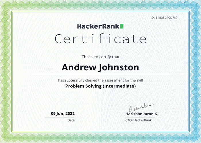 certification