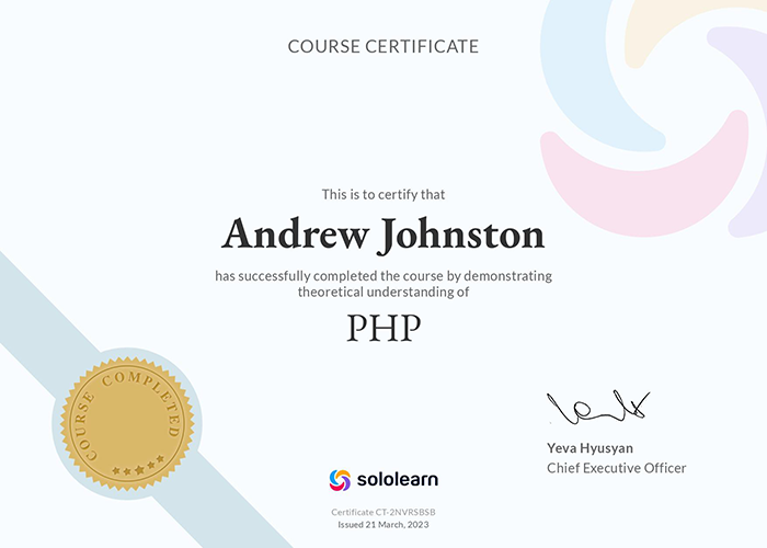 certification